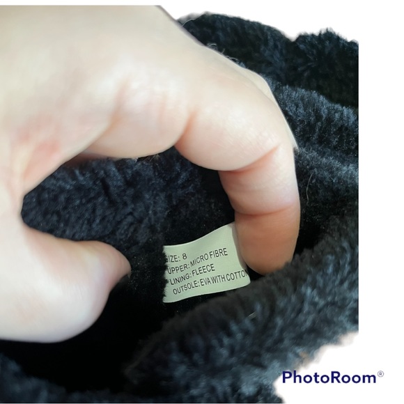 EUC Toddler Girls Cozy button slipper boots - Picture 5 of 6